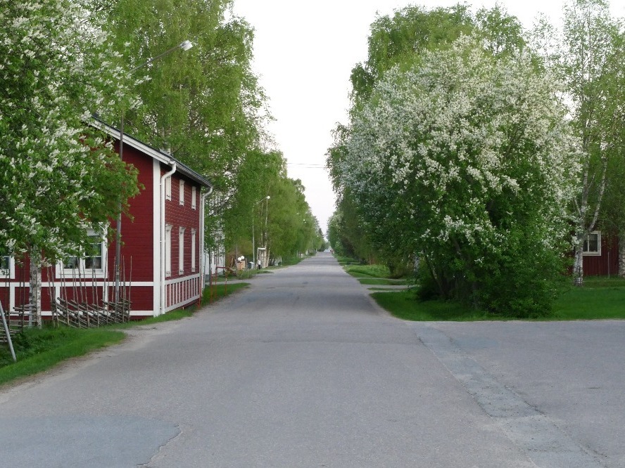Byavägen i Juoksengi